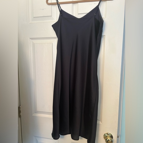 Banana Republic Navy Blue Cascade Slip Dress - Picture 4 of 4